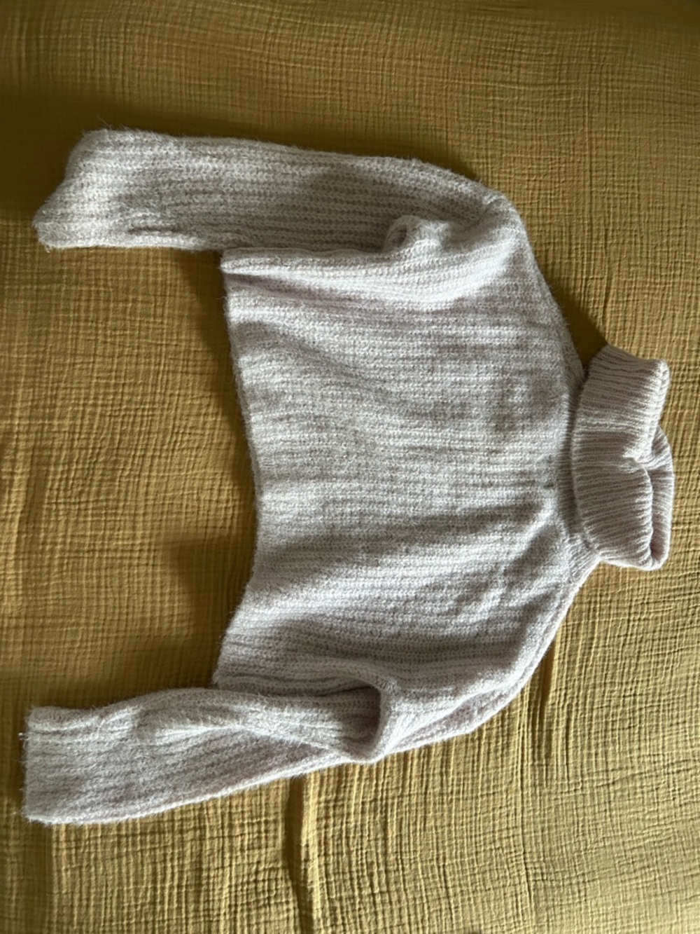 PrettyLittleThing Cream Chunky Turtleneck Sweater